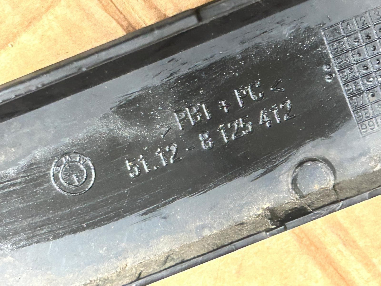 Genuine BMW 7 Series E38 Rear Bumper Right Rocker Panel | 51128125412