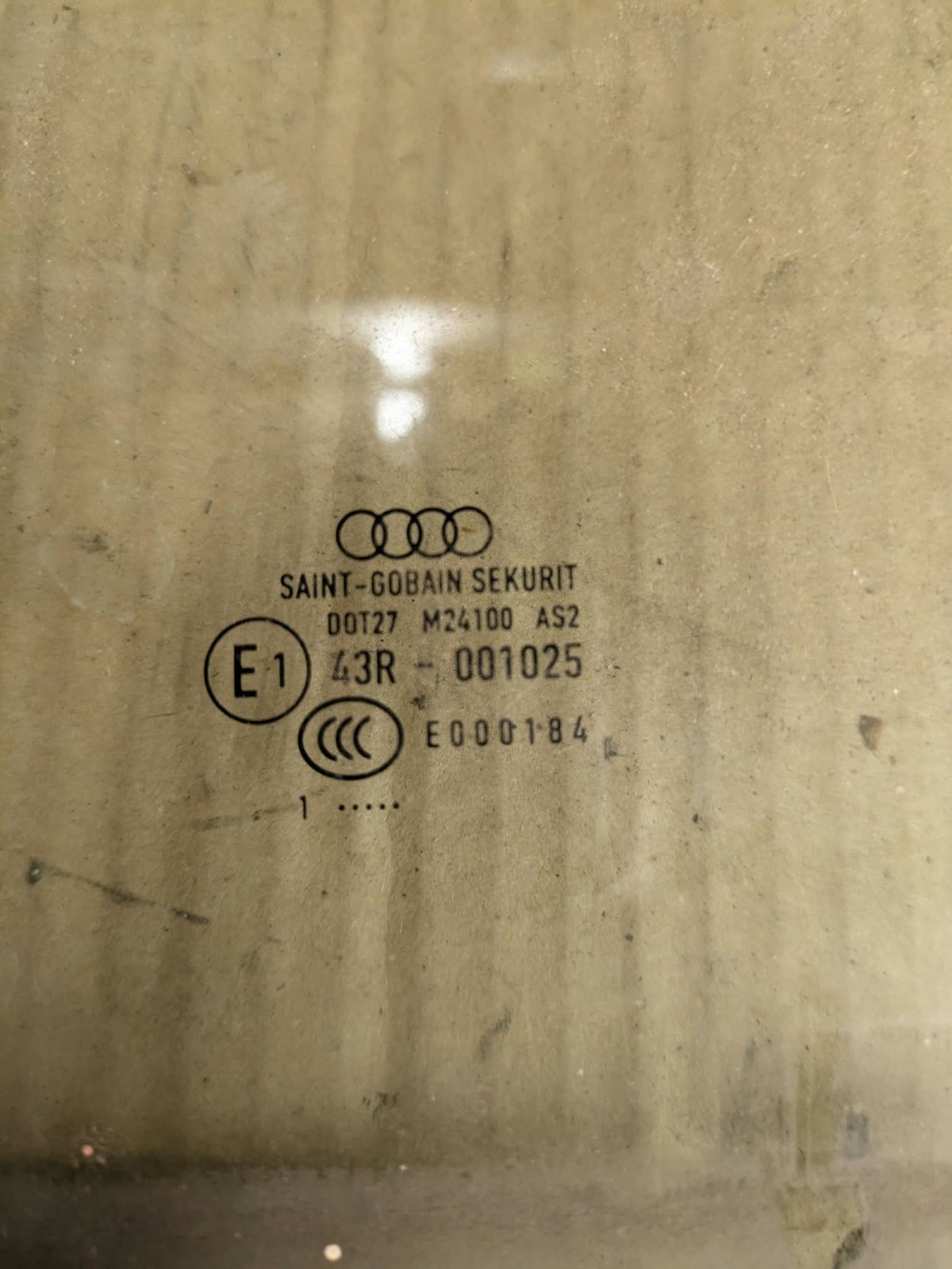 2011 Audi A3 S Line Front Left Passenger Side Window Glass | 43R-001025
