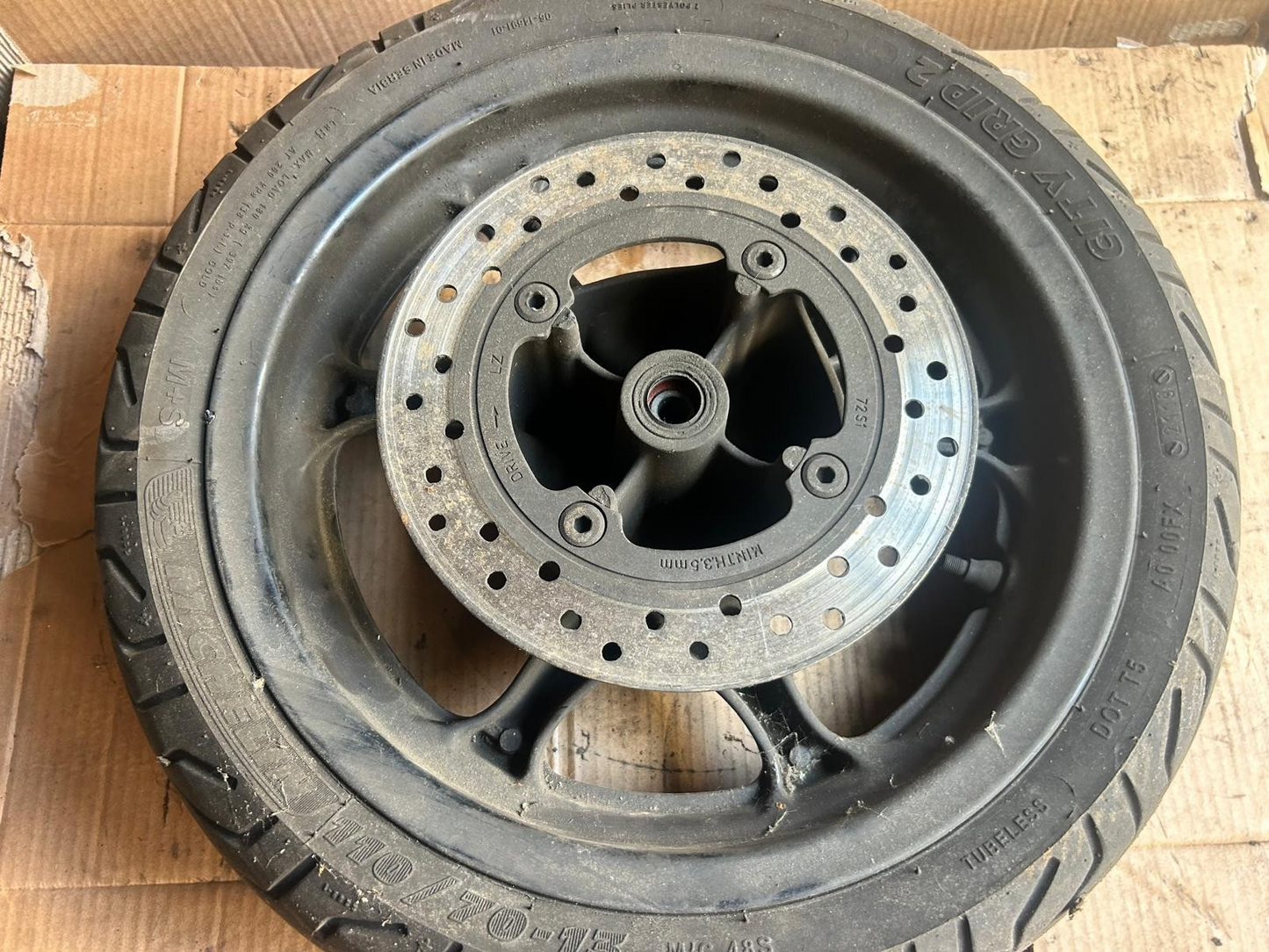 Honda Dylan Front Wheel + Brake Disc