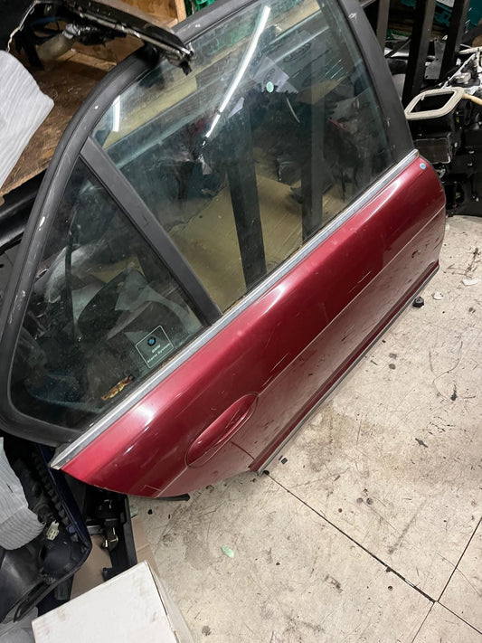 BMW E38 740i Red Door Frame | No Glass Only Door