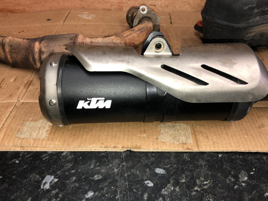 2023 KTM RC125 Complete Exhaust System | Under 3000 Miles