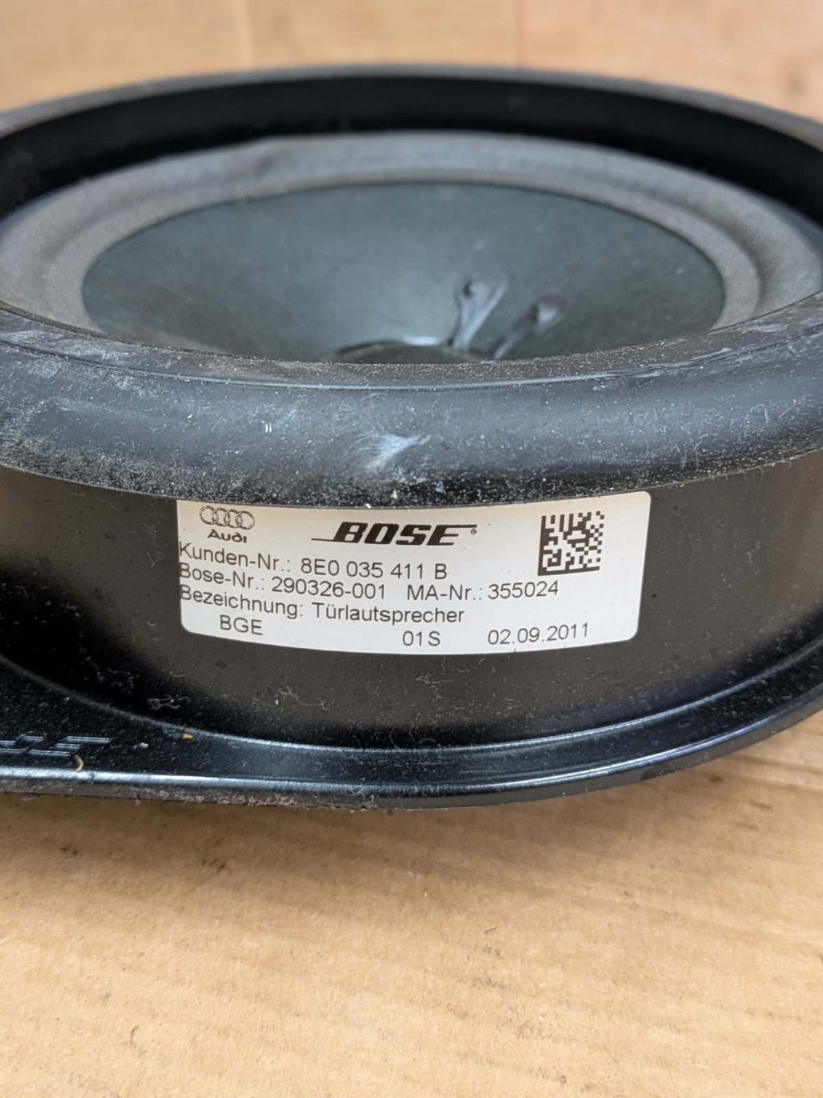 2011 Audi A3 S Line Bose Rear Door Speaker | 8E0035411B