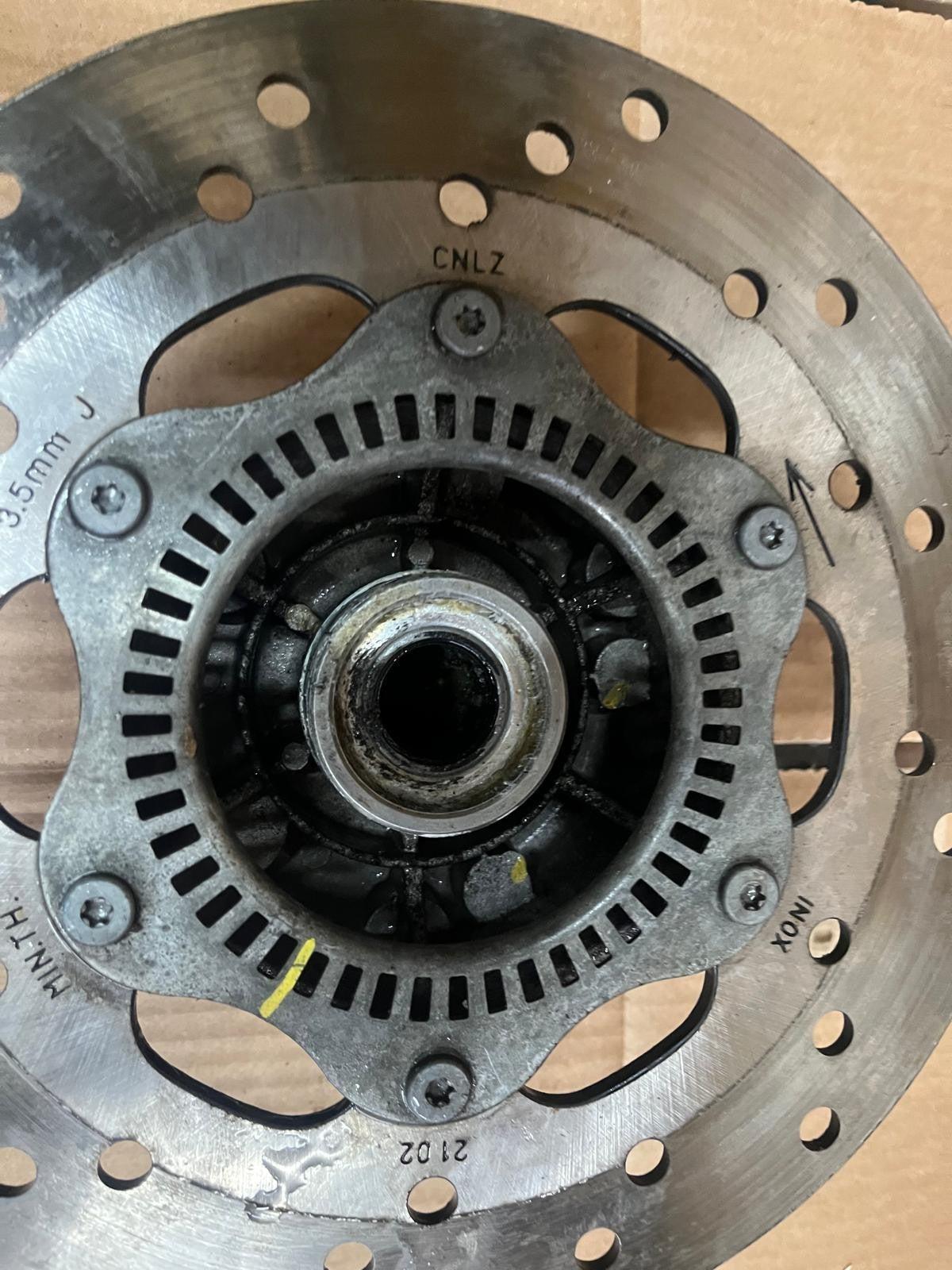 2021 Vespa GTS Brake Disc and Wheel Hub