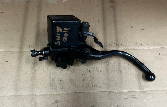 2011 Honda FES 125 S-Wing Rear Left Brake Lever & Master Cylinder