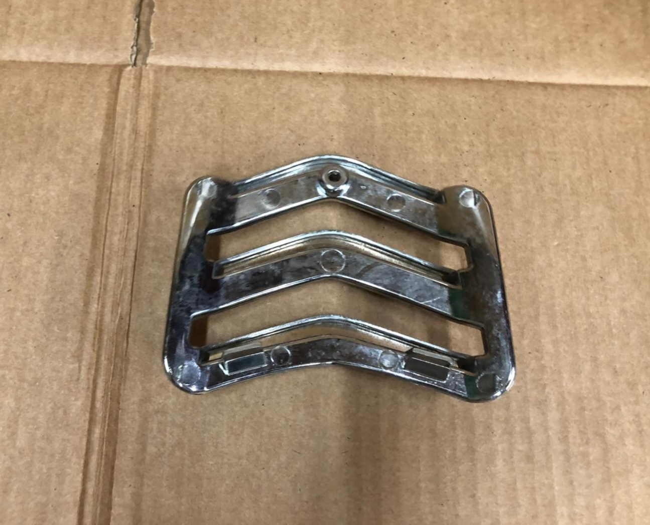 Vespa GTS Horn Grill Cover Inlay Chrome