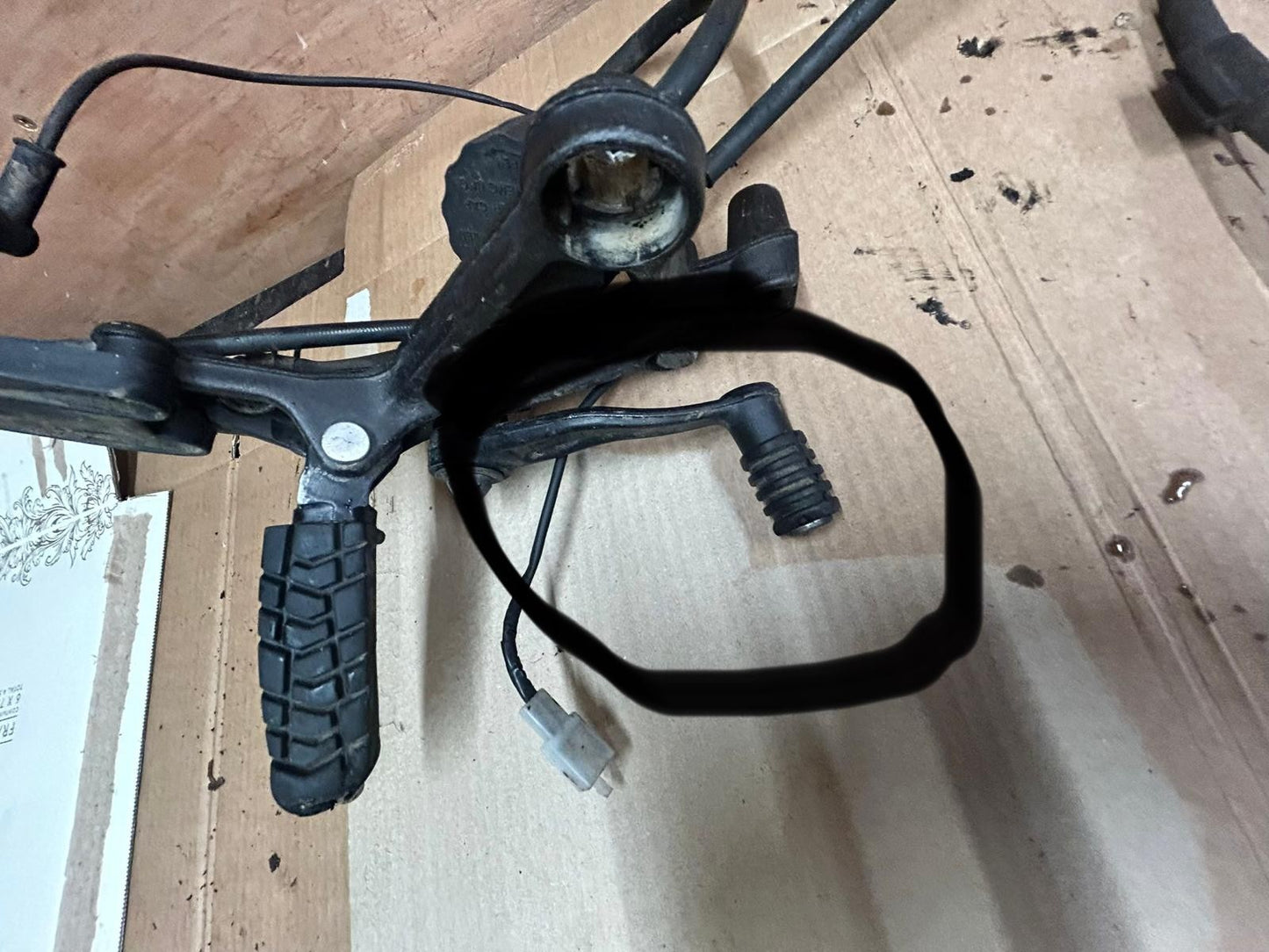 2019 KTM Duke 125 Front Right Footpeg Assembly