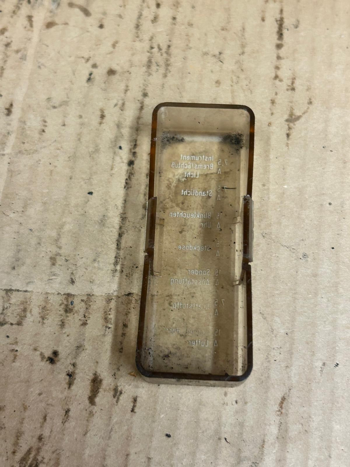 BMW K75 Plastic Fuse Box Relay Cover