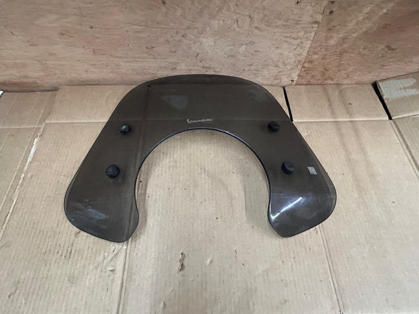 OEM 2016 Vespa GTS Tinted Front Windscreen Windshield Visor