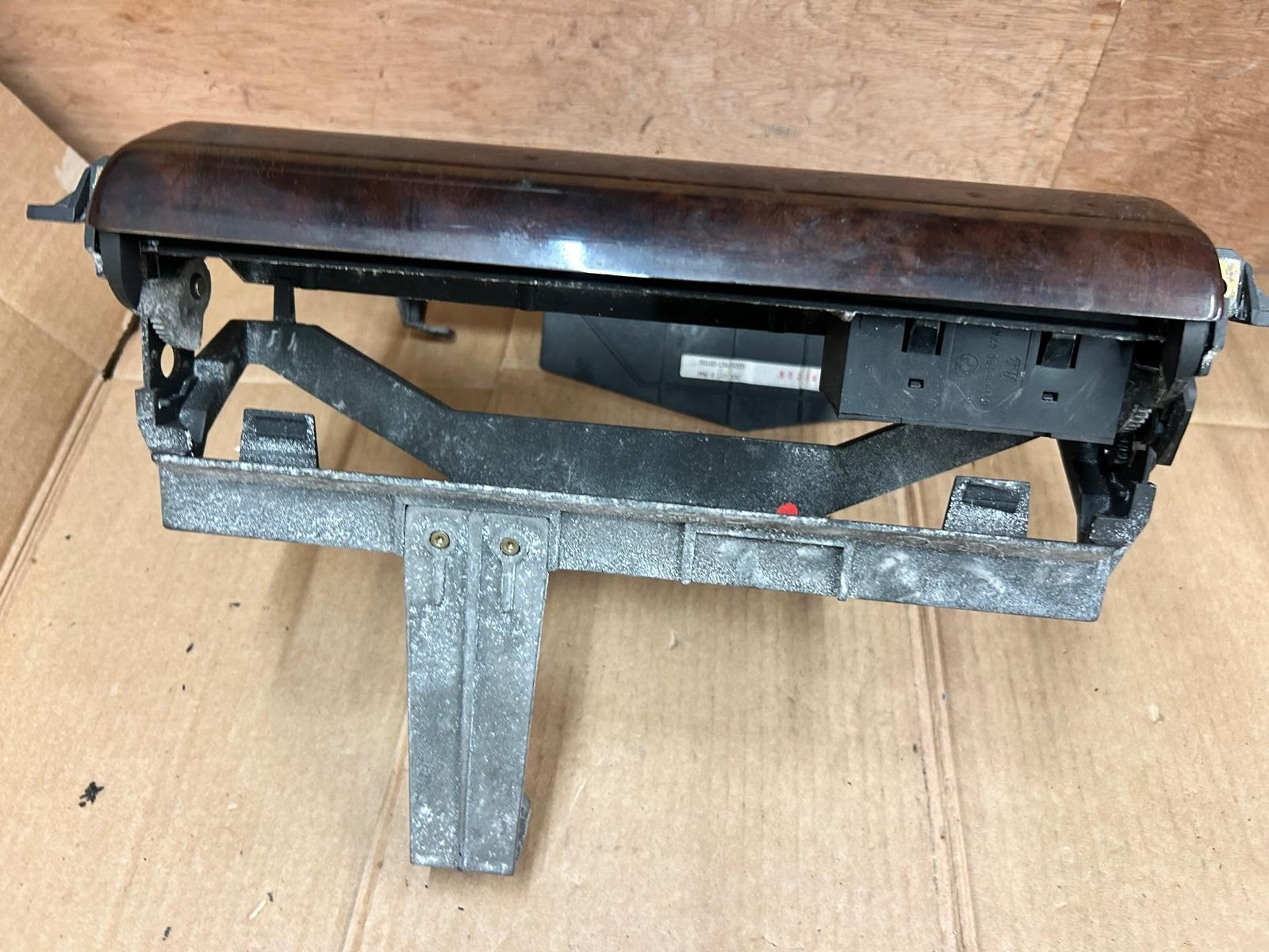Genuine BMW 7 Series E38 Dashboard Stereo Panel Mounting Bracket | 8165300