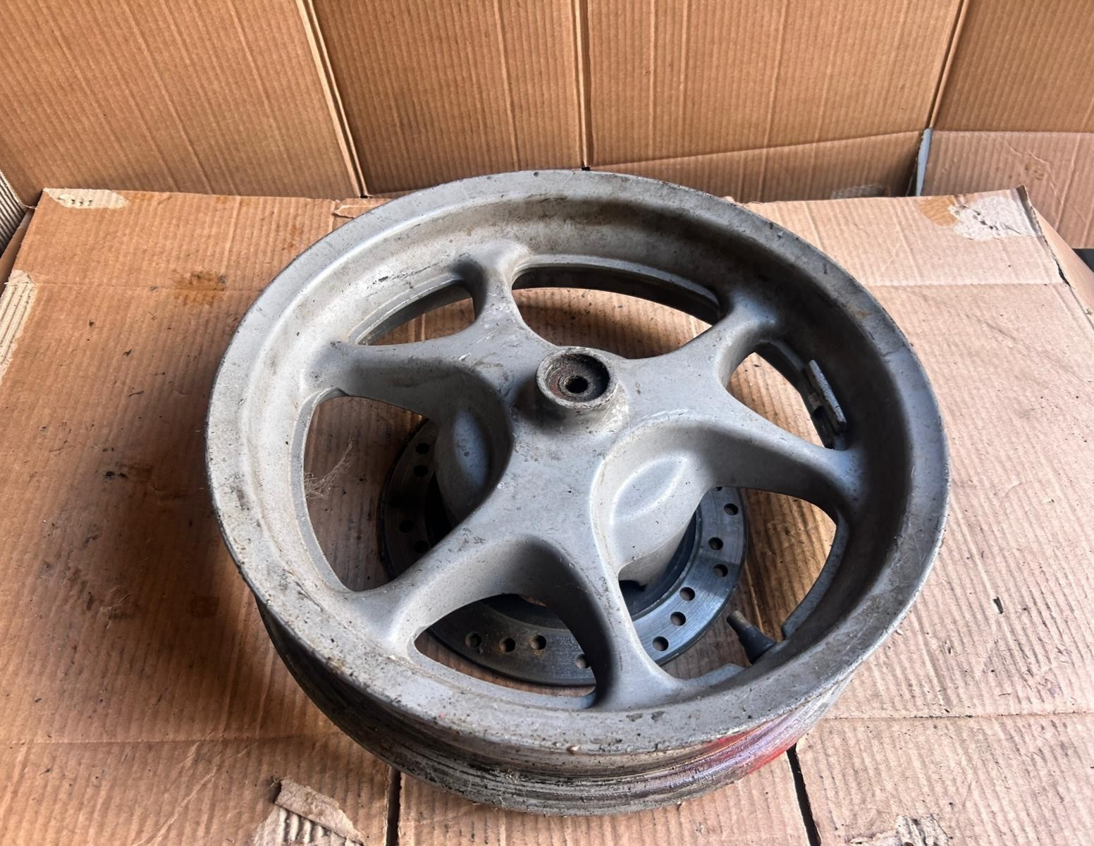 Honda Dylan Front Wheel + Brake Disc