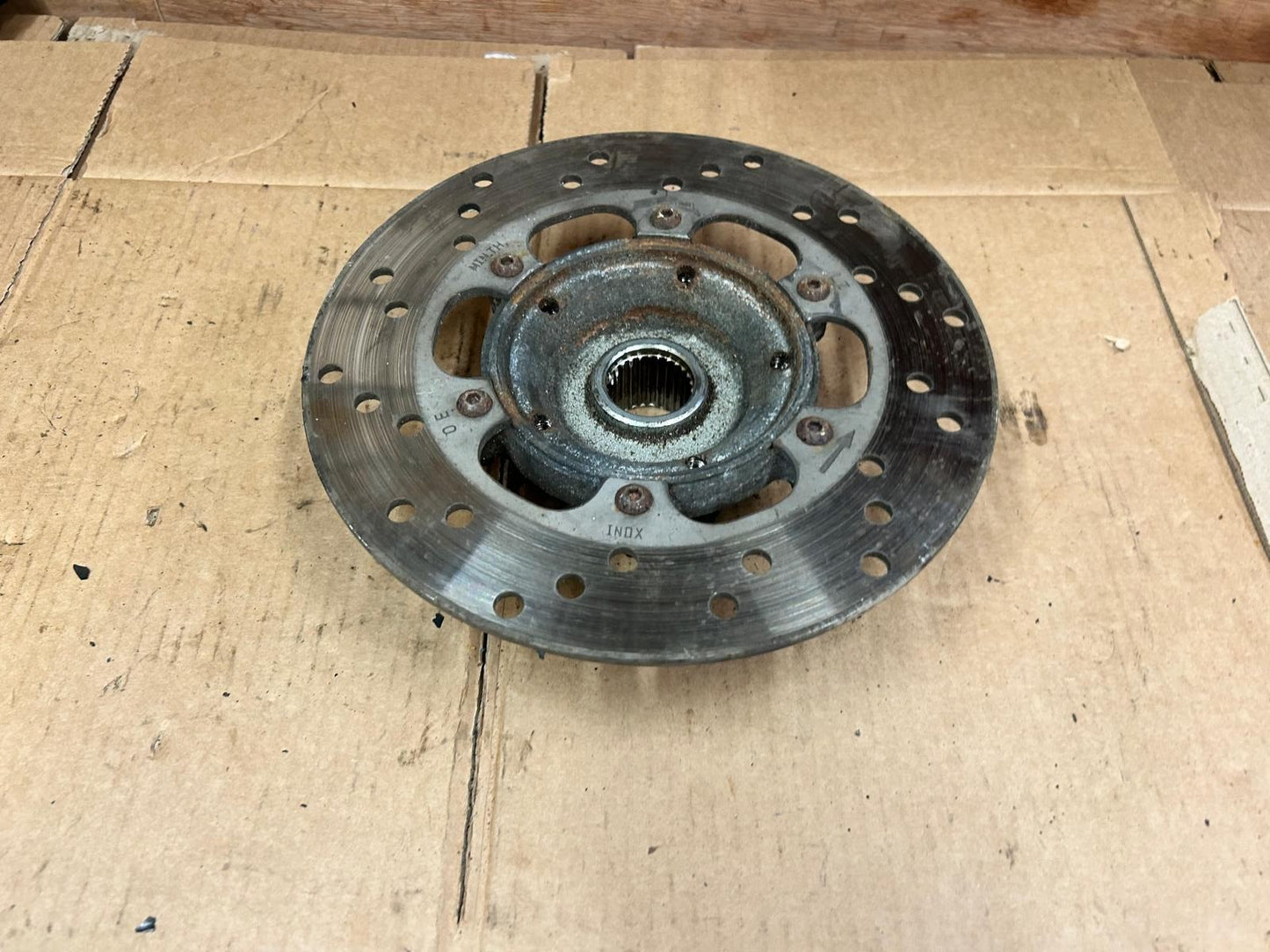 2012 Vespa GTS 125 / 300 Rear Brake Disc & Wheel Hub