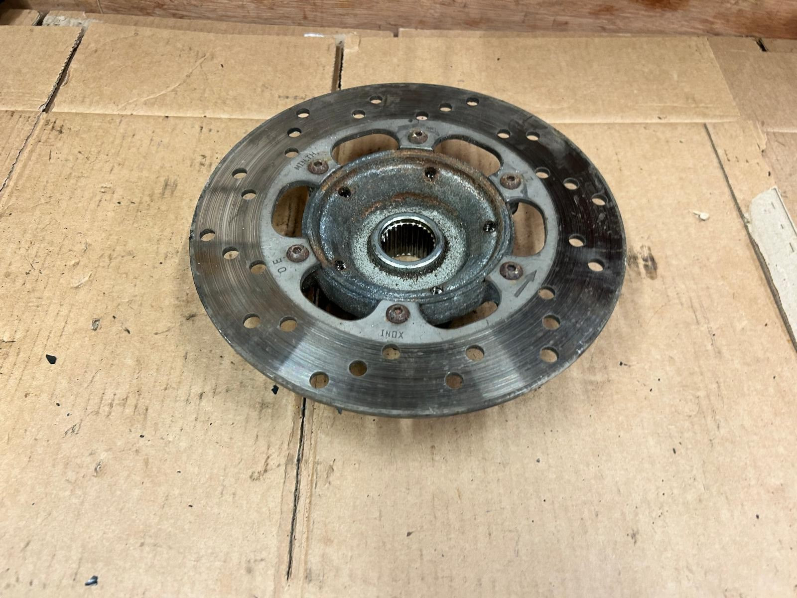 2012 Vespa GTS 125 / 300 Rear Brake Disc & Wheel Hub