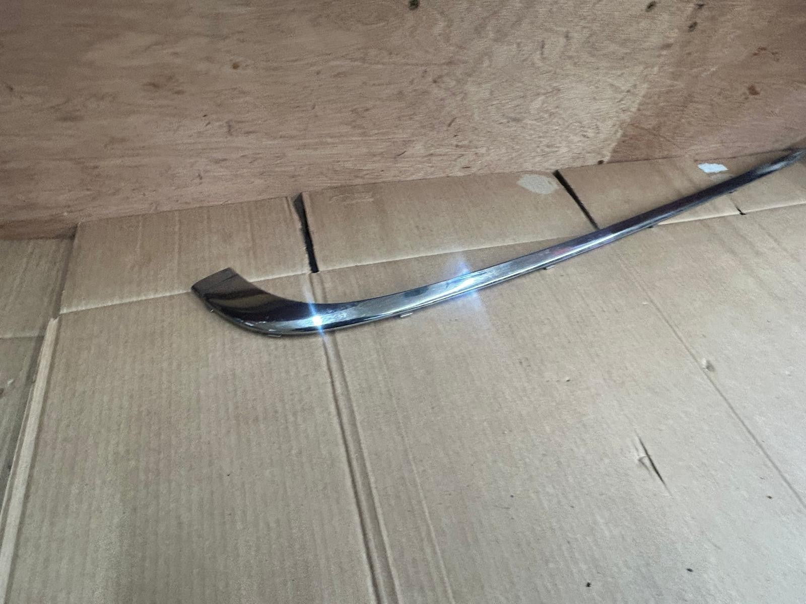 Genuine BMW 7 Series E38 Rear Bumper Right Side Cover Trim Chrome | 8125434
