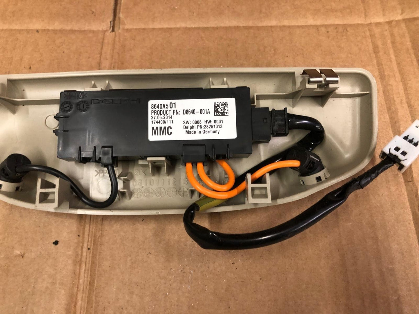 2014 Mitsubishi Outlander GX 4h PHEV Motion Roof Alarm Sensor | 8640A501