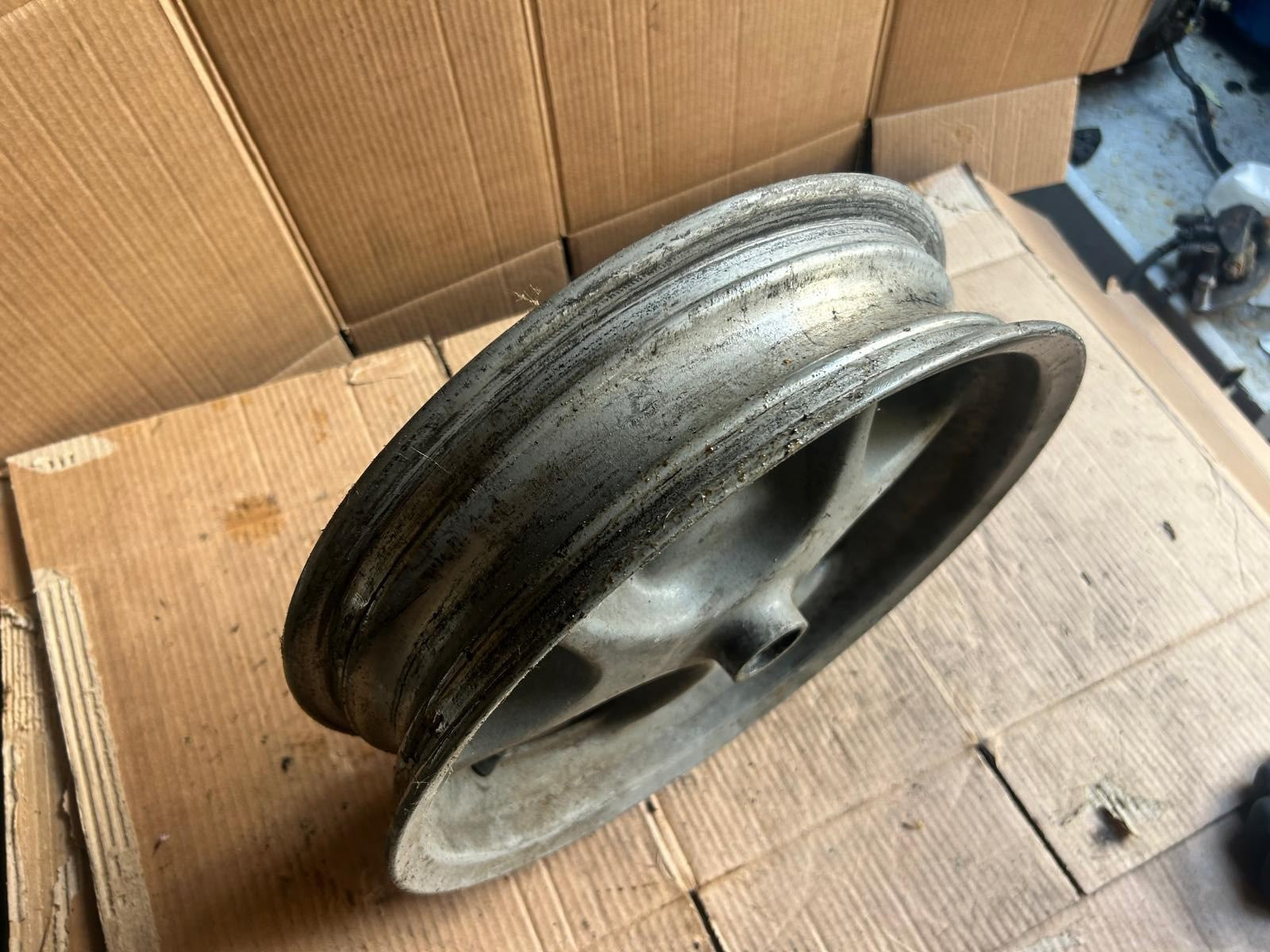 Honda Dylan Front Wheel + Brake Disc