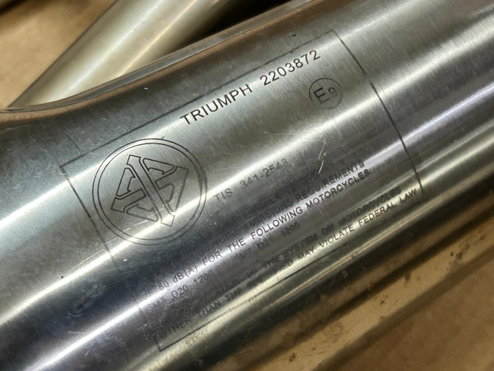 2016 Triumph Thruxton Complete Exhaust System | 2203872