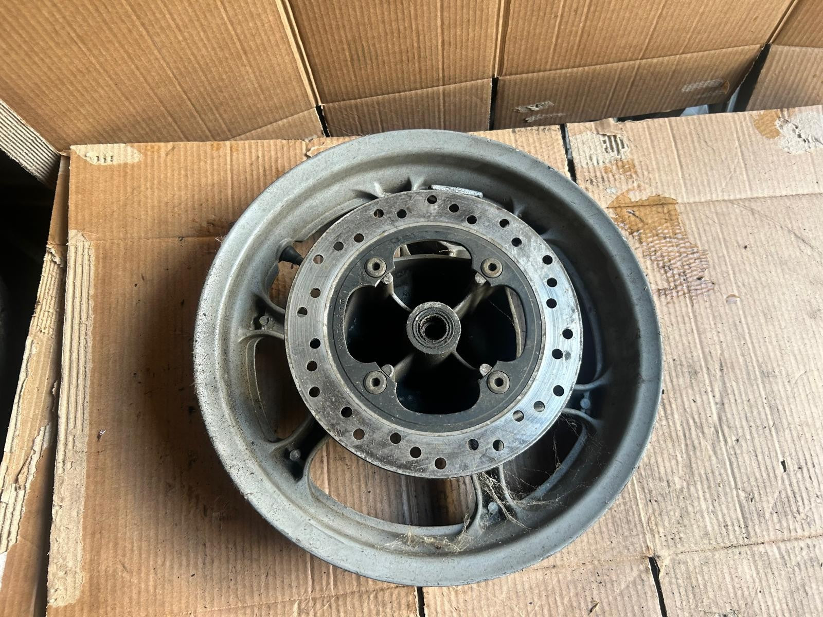 Honda Dylan Front Wheel + Brake Disc