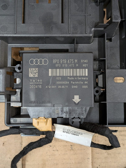 2011 Audi A3 S Line Parking Assist ECU + Rear Sensor Wire 8P0971085A 8P0919475M
