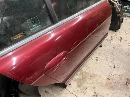 BMW E38 740i Red Door Frame | No Glass Only Door