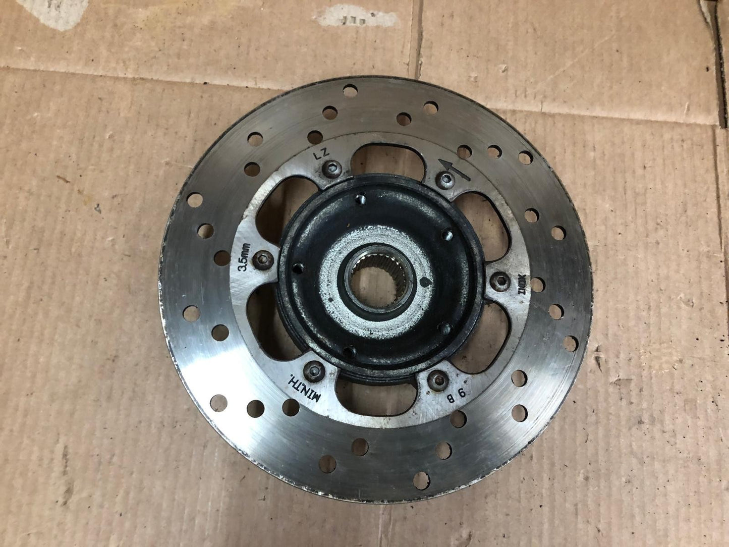 2014 Vespa GTS 125 / 300 Rear Brake Disc & Hub