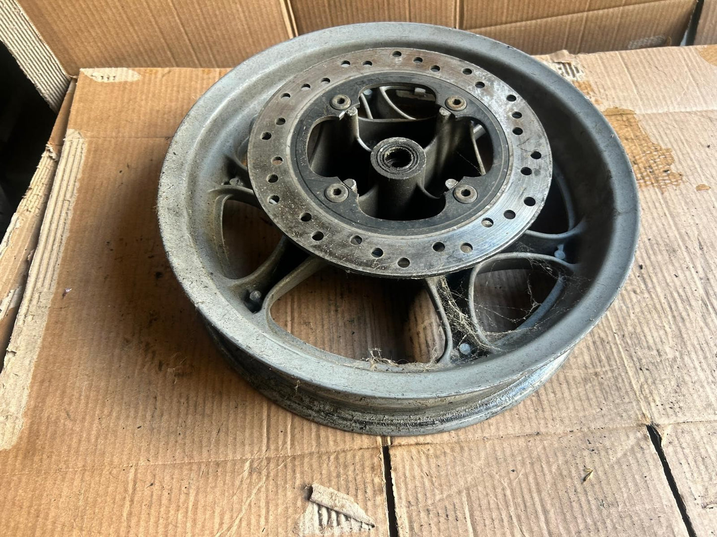 Honda Dylan Front Wheel + Brake Disc