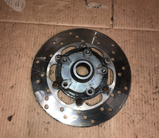 2012 Vespa GTS 125 300 Rear Brake Disc + Wheel Hub