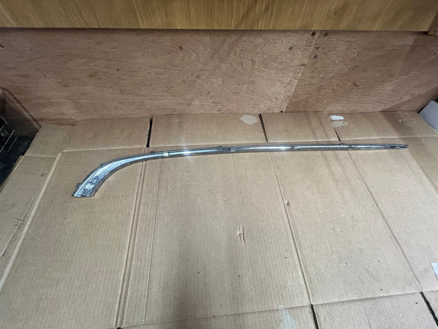Genuine BMW 7 Series E38 Rear Bumper Right Side Cover Trim Chrome | 8125434