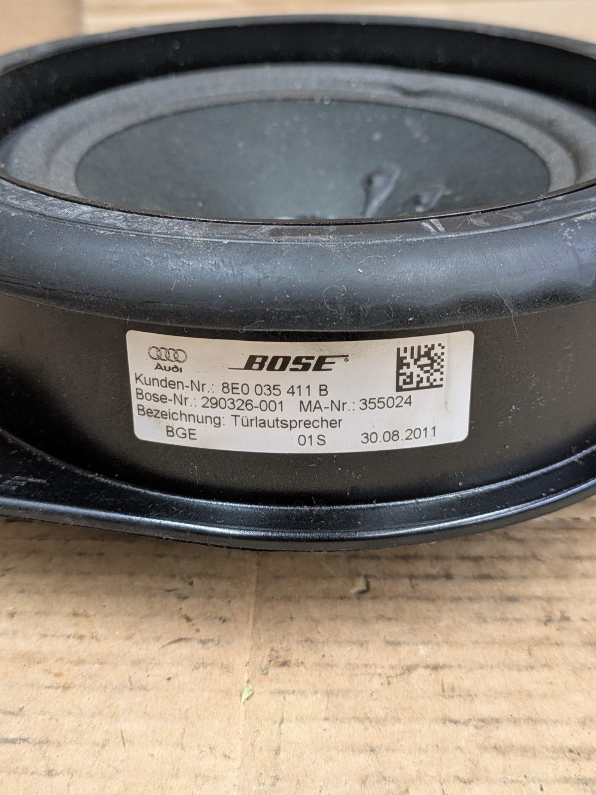 2011 Audi A3 S Line Front Door Speaker | 8E0035411B 273599-002