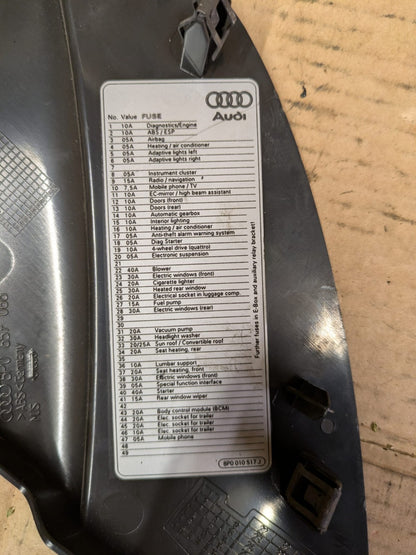 2011 Audi A3 S Line Dashboard Trim Cover | 8P0857086