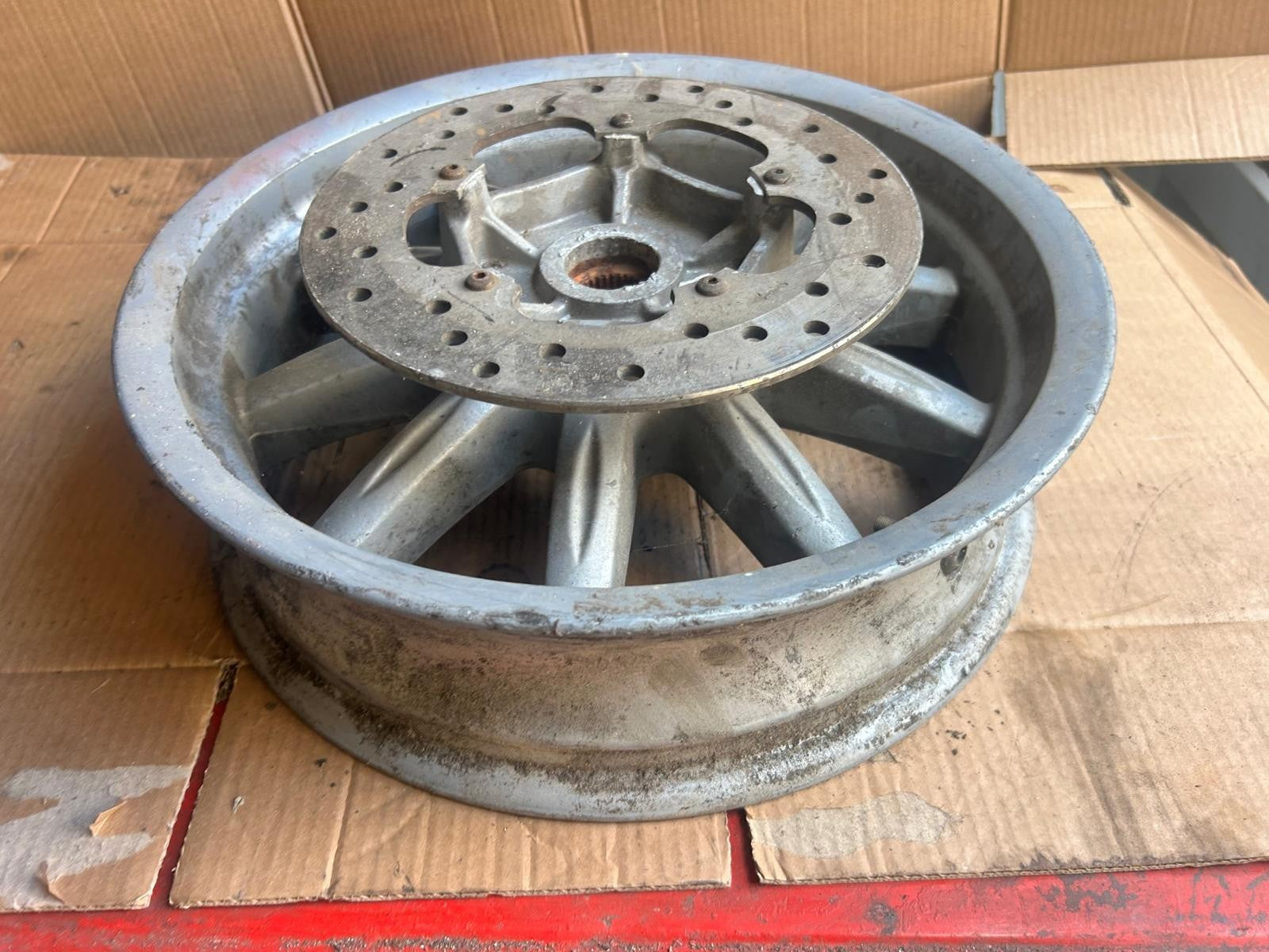 Piaggio MP3 Rear Wheel + Brake Disc