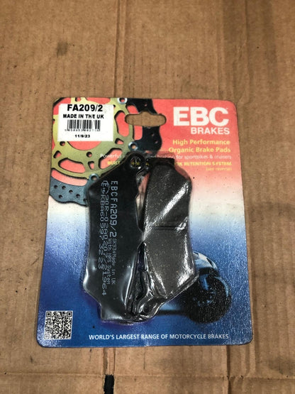 EBC Brakes Organic Brake Pads | FA209/2