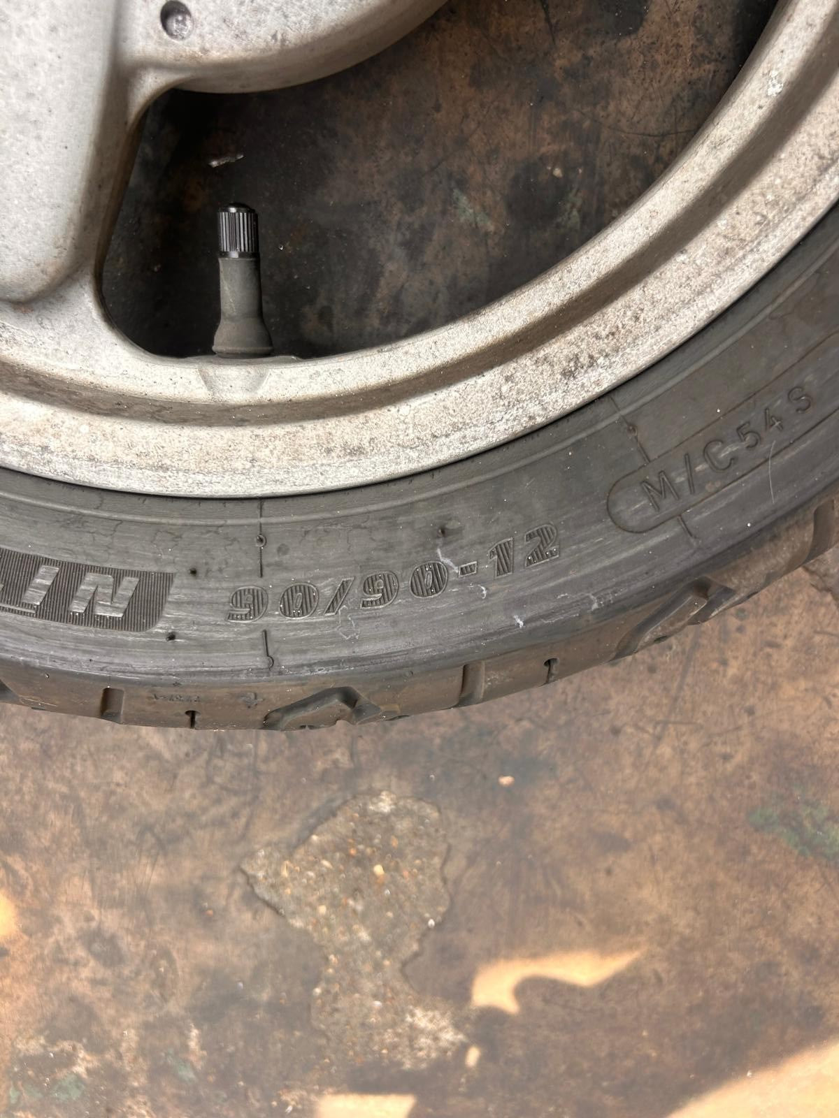 2016 Yamaha XC 115 Rear Wheel with Tyre
