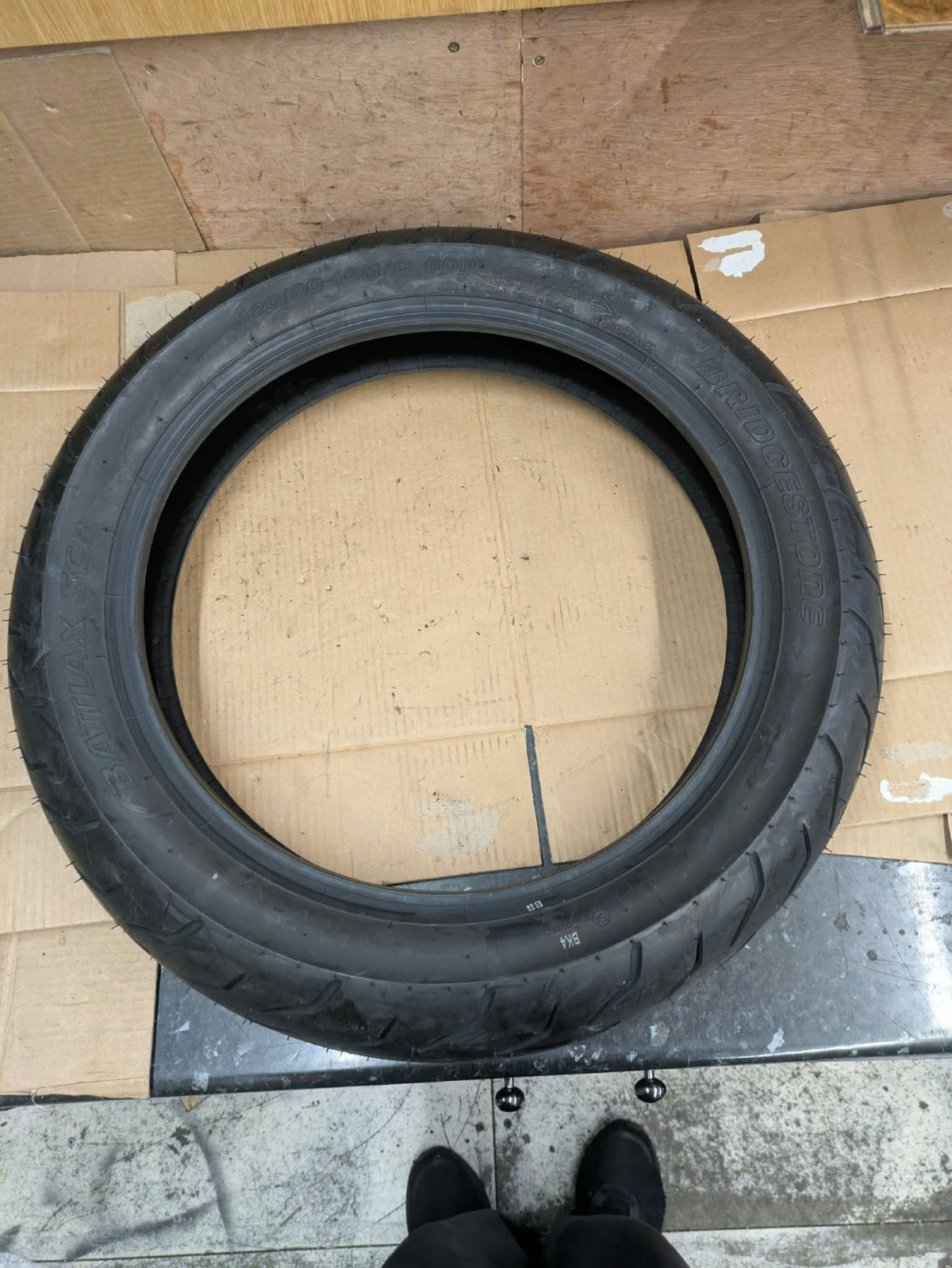 Bridgestone Battlax SC Rear Motorcycle Tyre 120/80/16