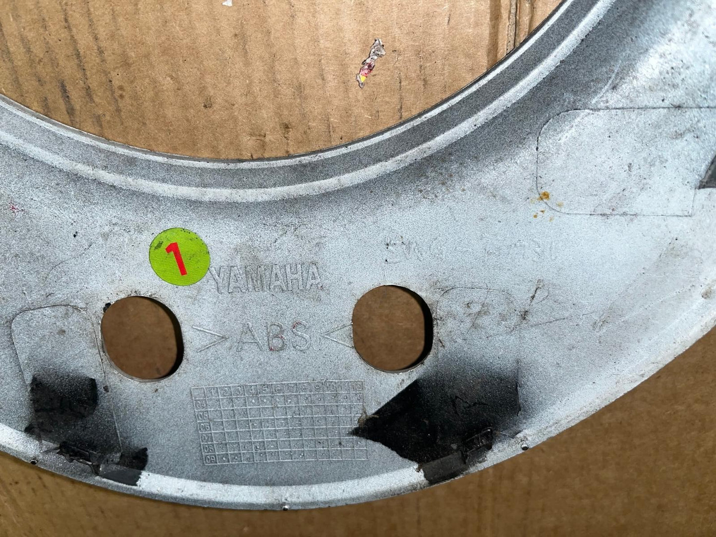2012 Yamaha Vity XC125 Rear Tail Centre Cover Trim Panel
