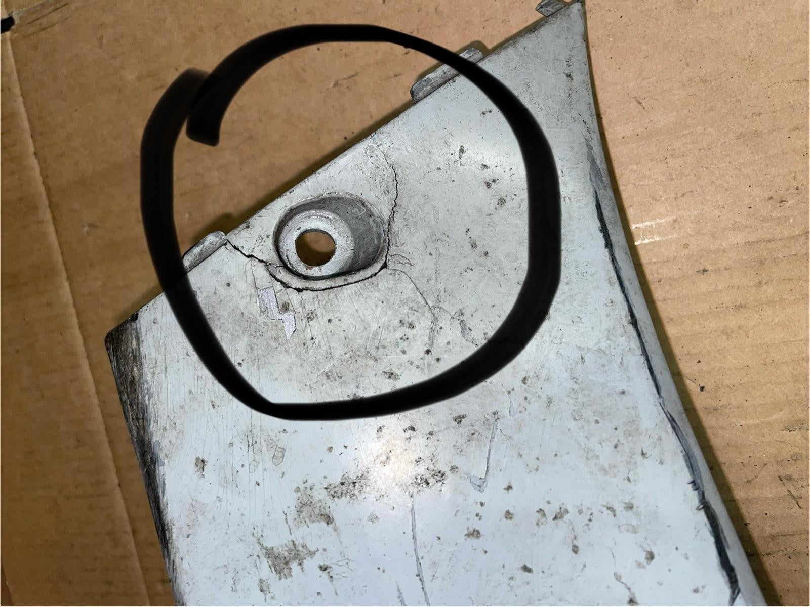 Honda SH300 Left Lower Footrest Cover | 64326-KTW-900
