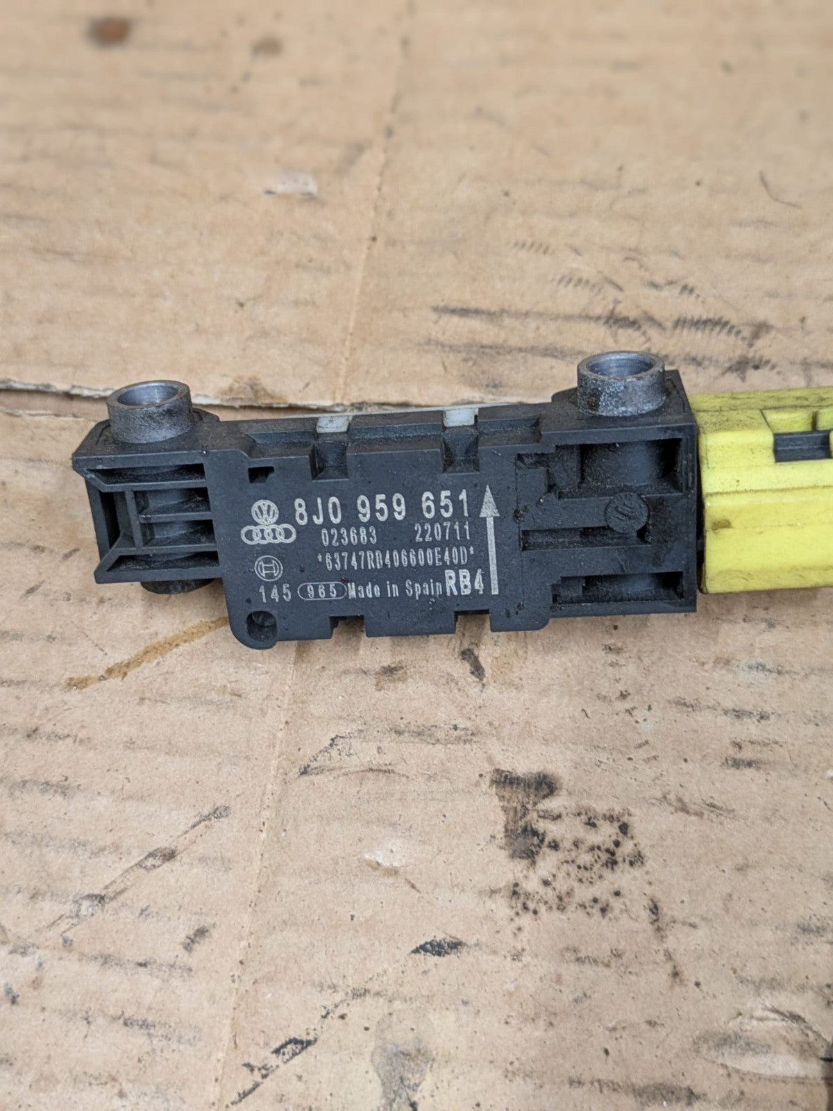 2011 Audi A3 S Line Air Module Crash Impact Sensors | 8J0959651