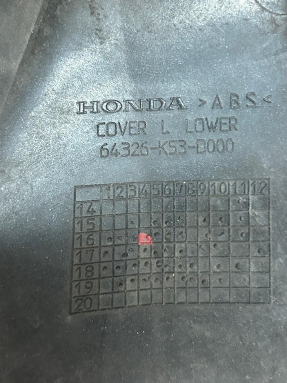 2016 - 2018 Honda SH 300 Floor Step Left Lower Cover | 64326-K53-D000