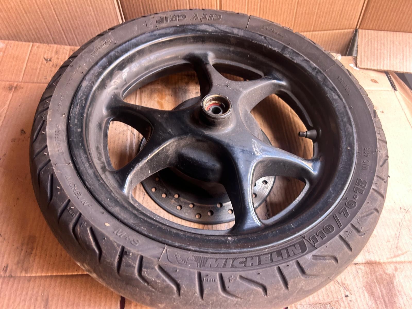 Honda Dylan Front Wheel + Brake Disc