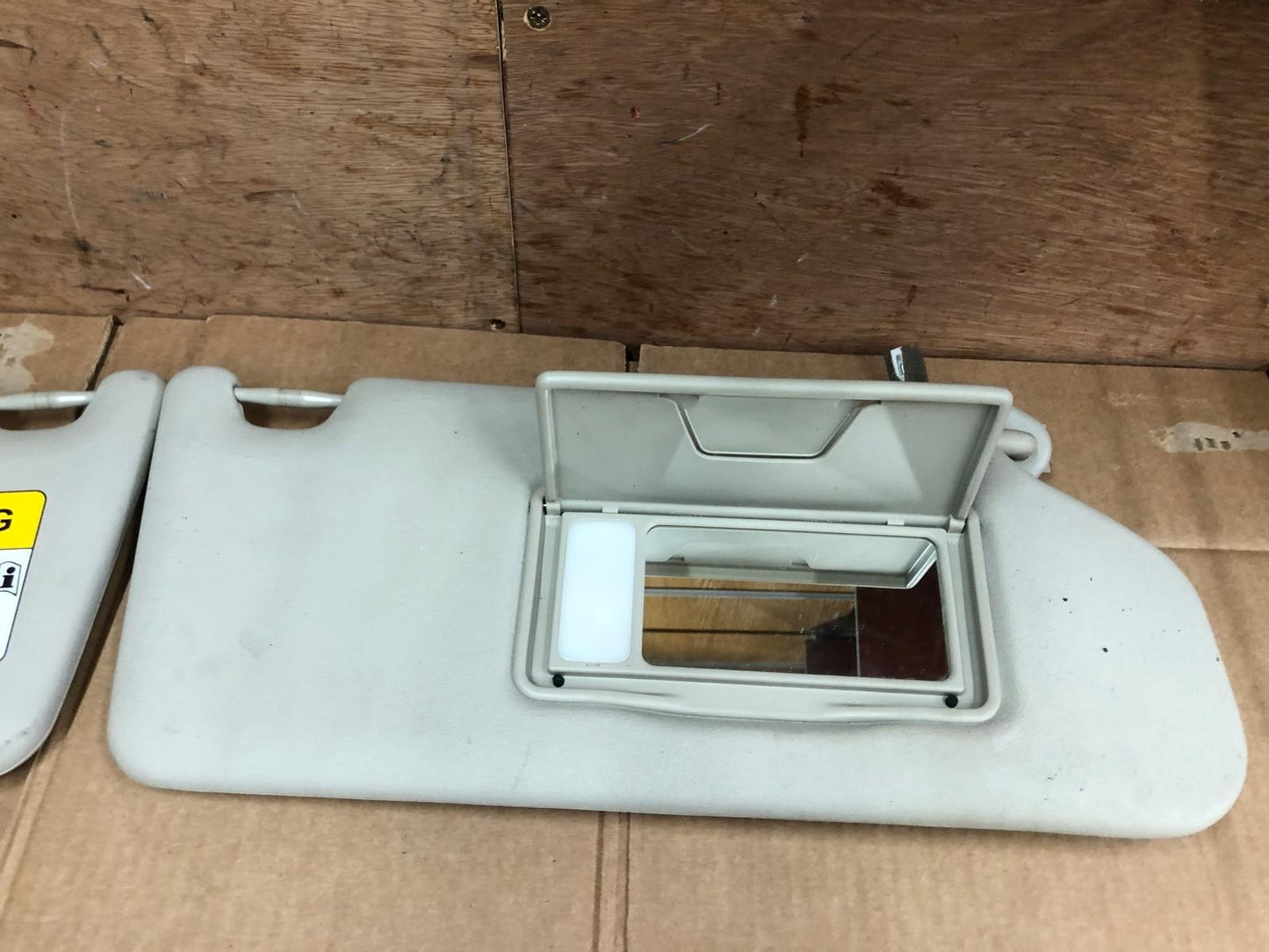 2014 Mitsubishi Outlander GX 4h PHEV Front and Left Sun Visors