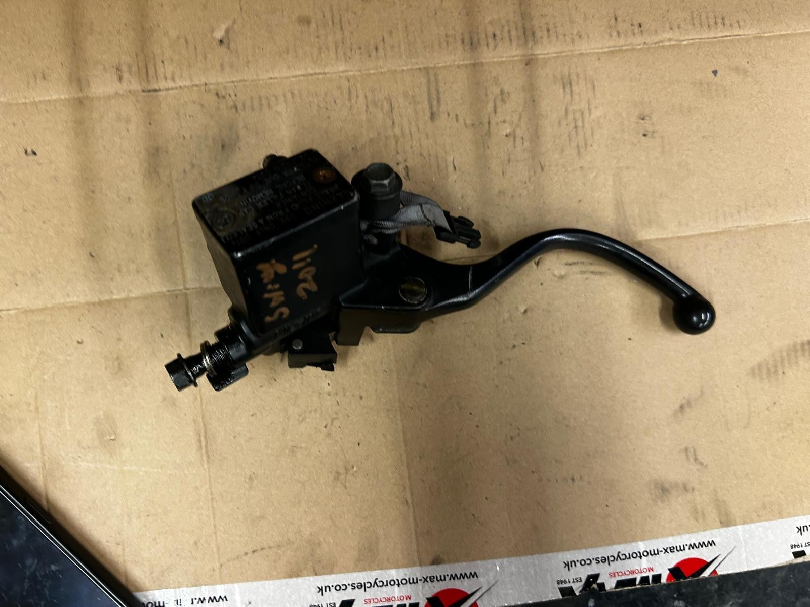 2011 Honda FES 125 S-Wing Rear Left Brake Lever & Master Cylinder