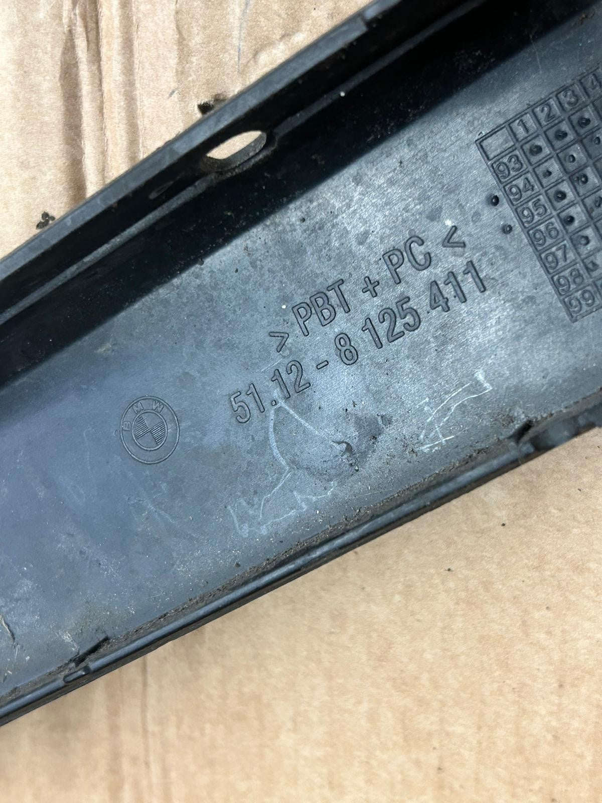 Genuine BMW 7 Series E38 Rear Bumper Left Rocker Panel | 51128125411