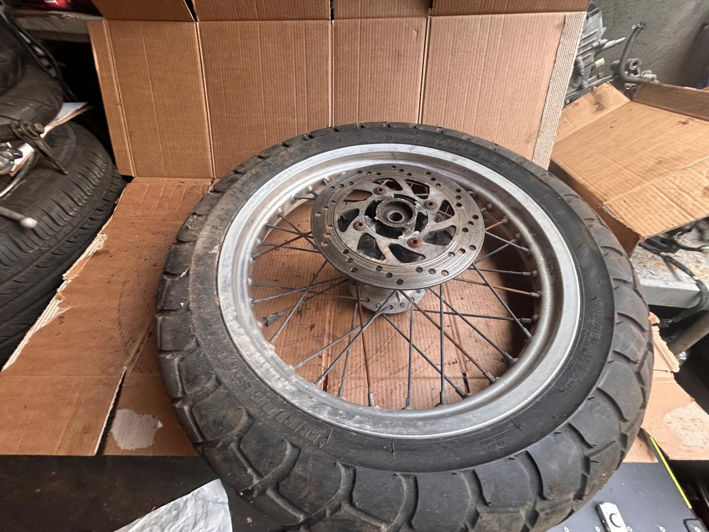 2005 Suzuki RV 125 Front Wheel + Brake Disc
