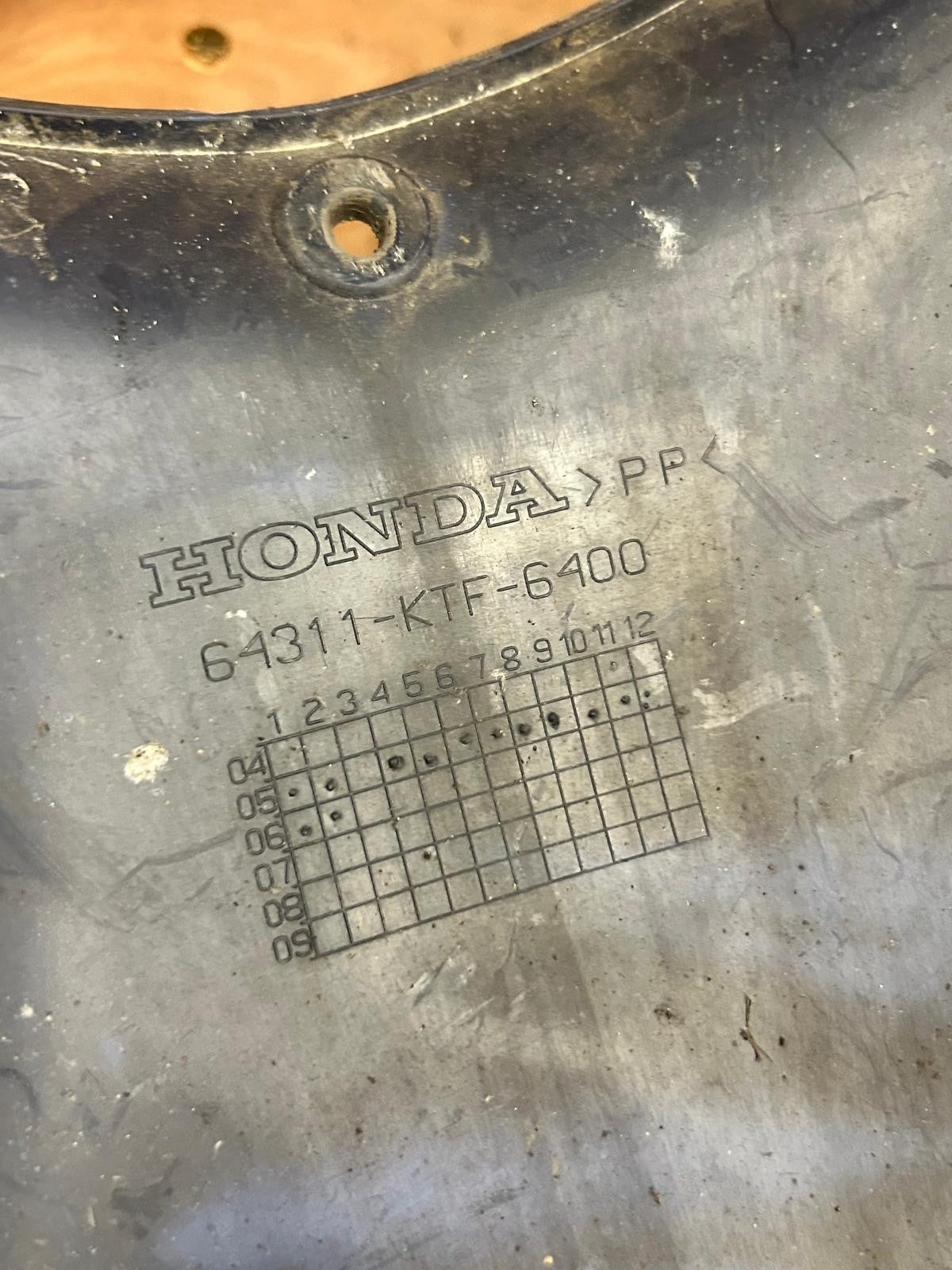 Honda SH125 Maintenance Lid Panel | 64311-KTF-6400