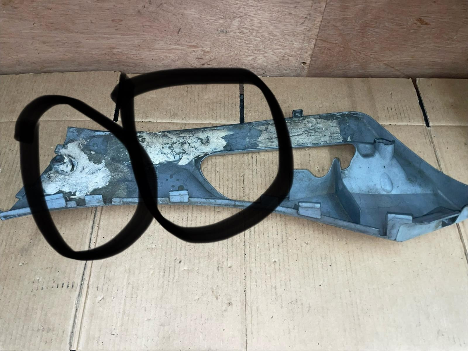 Honda SH300 Left Lower Footrest Cover | 64326-KTW-900