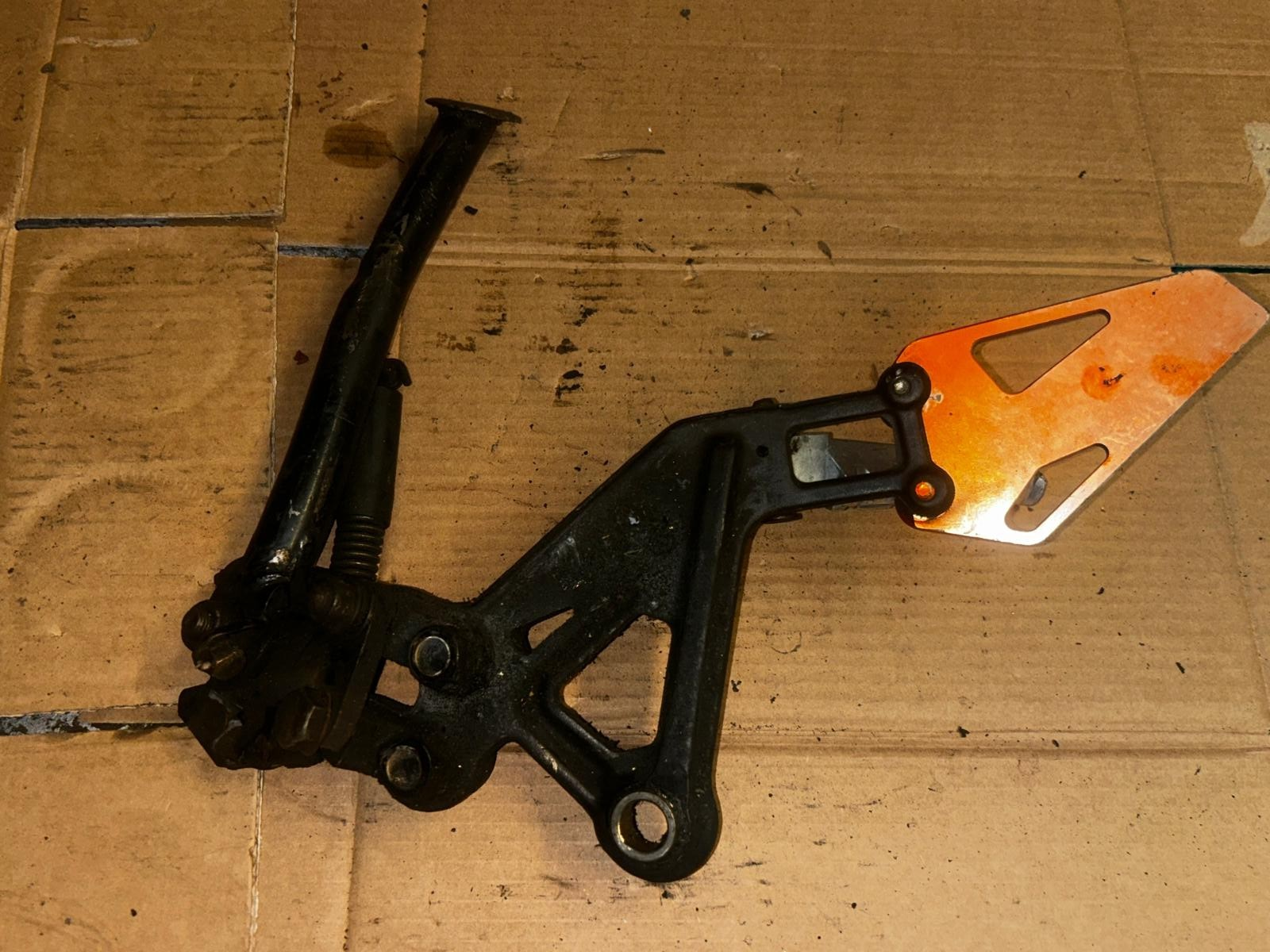2017 - 2022 KTM Duke 125 Right Side Footrest Peg & Mount Assembly