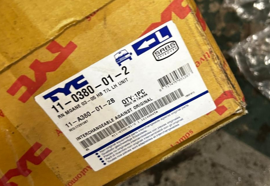 2003 - 2005 Renault Megane Left Side Tail Light Unit | 11-0380-01-2