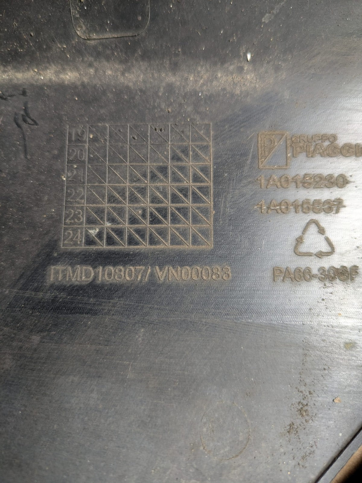 Piaggio Medley 125 Exhaust Heat Shield Cover Panel