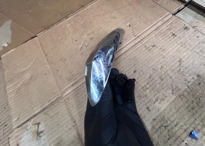 Vespa LX 50/125/150 Chrome Mudguard Crest | 650748
