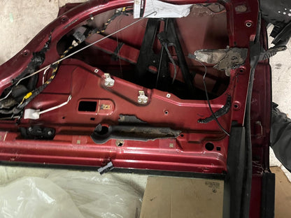 BMW E38 740i Red Door Frame | No Glass Only Door