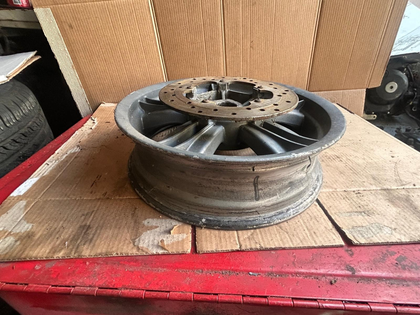 Piaggio MP3 Yourban Rear Wheel + Brake Disc